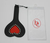 Fetish wealth Slapper Leather Heart Paddles And Slappers
